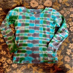 Tie dye long sleeve shirt